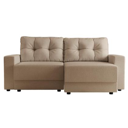 Imagem de Sofá 3 Lugares Retrátil Lubeck Linho Bege