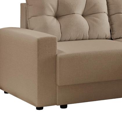 Imagem de Sofá 3 Lugares Retrátil Lubeck Linho Bege