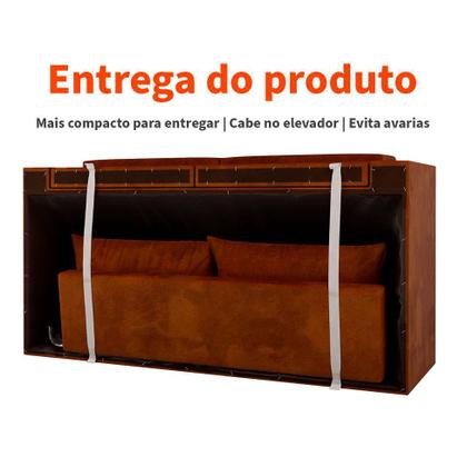 Sofá 3 Lugares Retrátil Lubeck Suede Marrom 180 cm - Mobly Imagem de Sofá 3 Lugares Retrátil Lubeck Suede Marrom 180 cm