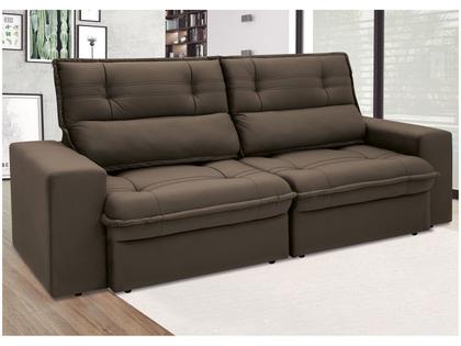 Imagem de Sofá 3 Lugares Retrátil Reclinável Suede Palatino Linoforte