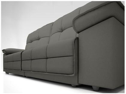 Imagem de Sofá 3 Lugares Retrátil Reclinável Suede Tivoli Next Sofás