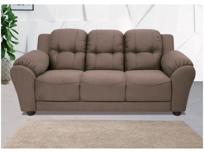 Imagem de Sofá 3 Lugares Suede Adágio Linoforte