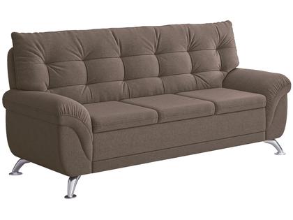 Sofá 3 Lugares Suede Atrium Linoforte Imagem de Sofá 3 Lugares Suede Atrium Linoforte