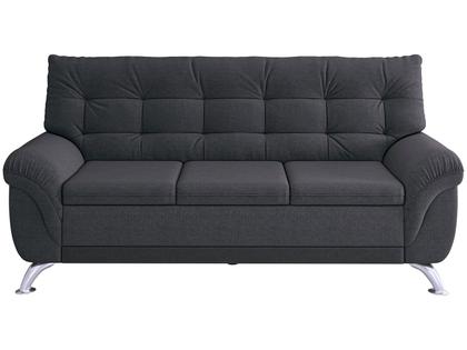Sofá 3 Lugares Suede Atrium Linoforte Imagem de Sofá 3 Lugares Suede Atrium Linoforte