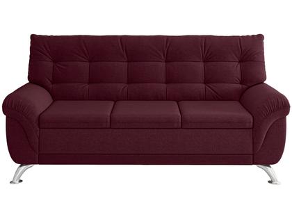 Sofá 3 Lugares Suede Atrium Linoforte Imagem de Sofá 3 Lugares Suede Atrium Linoforte
