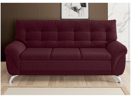 Sofá 3 Lugares Suede Atrium Linoforte Imagem de Sofá 3 Lugares Suede Atrium Linoforte