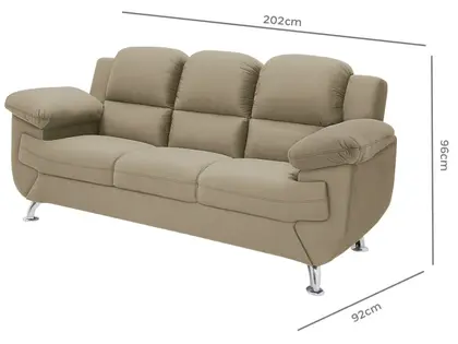 Imagem de Sofá 3 Lugares Suede Spazium Linoforte