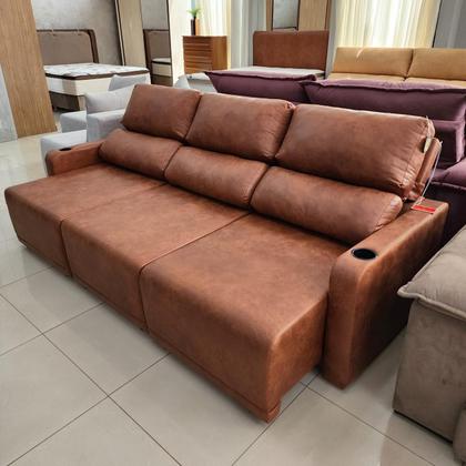 Imagem de Sofá 4 Lugares 2,50m Retrátil e Reclinável Lyon Bom Pastor
