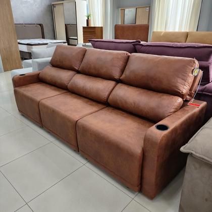 Imagem de Sofá 4 Lugares 2,50m Retrátil e Reclinável Lyon Bom Pastor
