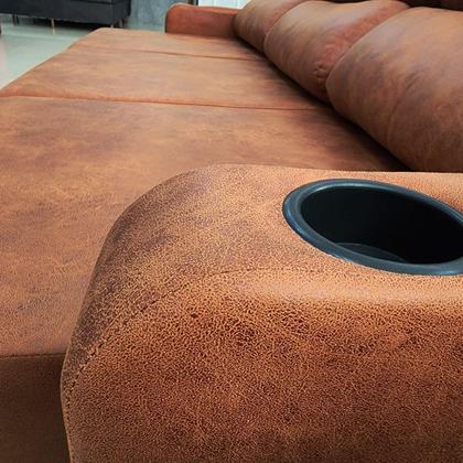 Imagem de Sofá 4 Lugares 2,50m Retrátil e Reclinável Lyon Bom Pastor