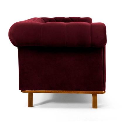 Imagem de Sofá 4 Lugares Império 300 Cm Veludo Marsala C-278