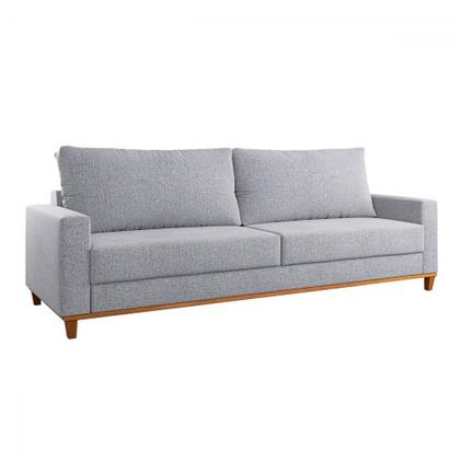 Imagem de Sofá 4 Lugares Living Linho/Inox - Viero Móveis