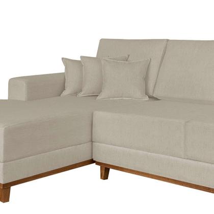 Sofá 4 Lugares Mônaco Com Chaise Esquerdo Linho Off White - Mobly Imagem de Sofá 4 Lugares Mônaco Com Chaise Esquerdo Linho Off White