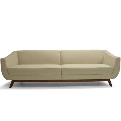 Imagem de Sofá 4 Lugares Para Sala de Estar Atenas 300 cm D02 Linho Bege C-443 - Lyam Decor