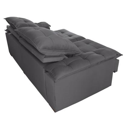 Imagem de Sofá 4 Lugares Retrátil e Reclinável 250cm Espanha  Veludo