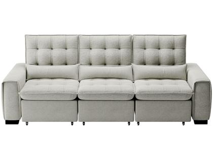 Imagem de Sofá 4 Lugares Retrátil Reclinável de Veludo Prime Capadocia Sol Colchões e Estofados