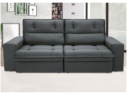 Imagem de Sofá 4 Lugares Retrátil Reclinável Suede Palatino Linoforte