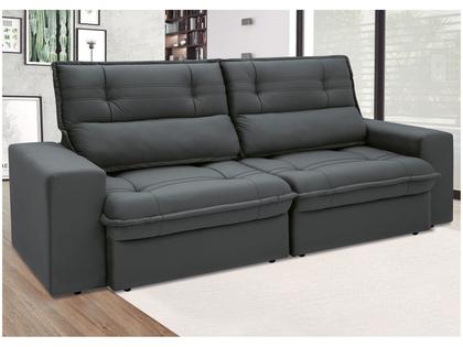 Imagem de Sofá 4 Lugares Retrátil Reclinável Suede Palatino Linoforte