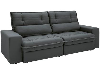 Imagem de Sofá 4 Lugares Retrátil Reclinável Suede Palatino Linoforte
