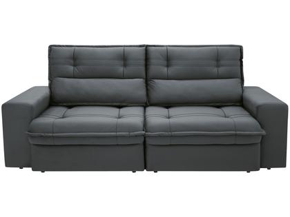 Imagem de Sofá 4 Lugares Retrátil Reclinável Suede Palatino Linoforte