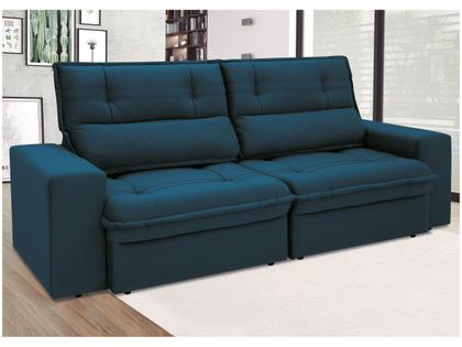 Imagem de Sofá 4 Lugares Retrátil Reclinável Suede Palatino Linoforte