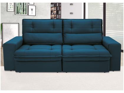 Imagem de Sofá 4 Lugares Retrátil Reclinável Suede Palatino Linoforte