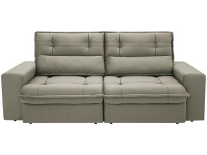 Imagem de Sofá 4 Lugares Retrátil Reclinável Suede Palatino Linoforte