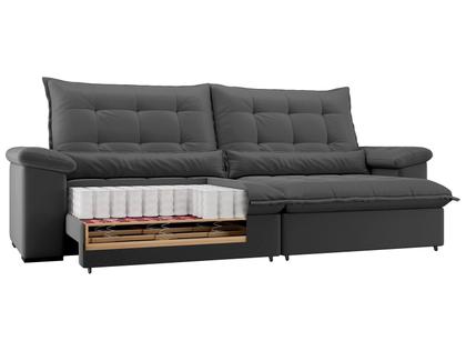 Imagem de Sofá 4 Lugares Retrátil Reclinável Suede Veludo Molas Ensacadas Módena Flexforma Estofados