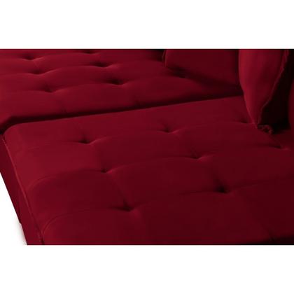 Imagem de Sofá 5 Lugares Modular Olinda 2.90 MT com Molas Retrátil e Reclinável Veludo Nobre Sofatec