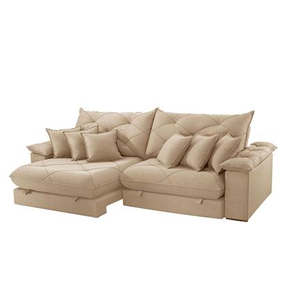 Imagem de Sofá Ágata Linho Dois Módulos de 120cm B25 Meu Sofá Online