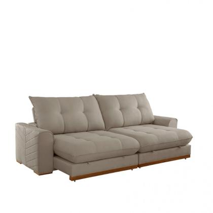 Imagem de Sofá Argo Veludo 250 cm B25cm Meu Sofá Online