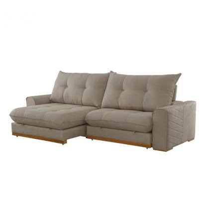 Imagem de Sofá Argo Veludo 250 cm B25cm Meu Sofá Online