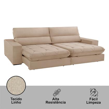 Sofá Aspem Linho 02 Módulos de 120cm B25cm Meu Sofá Online Imagem de Sofá Aspem Linho 02 Módulos de 120cm B25cm Meu Sofá Online