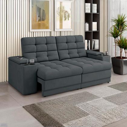 Imagem de Sofá Best House Confort 3 Lugares Retrátil e Reclinável