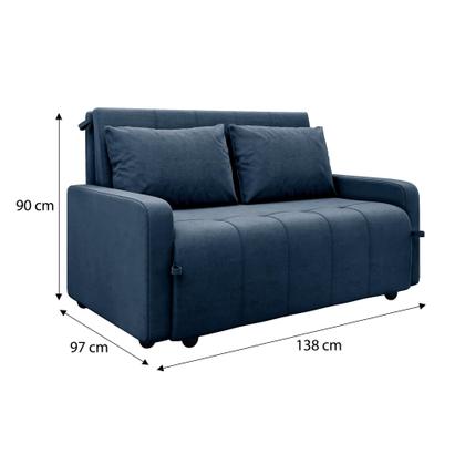 Imagem de Sofá Cama 2 Lugares 138cm Amora New Capuccino Matrix