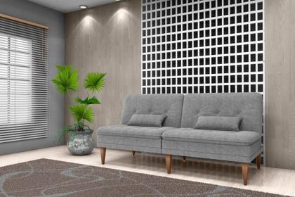 Imagem de Sofá Cama 2 Lugares 190cm Pietra Cinza Matrix