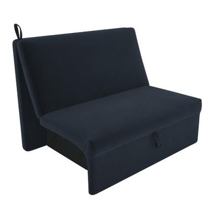 Imagem de Sofá Cama 2 Lugares Ivan Suede Petróleo 