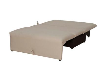 Imagem de Sofá Cama 2 Lugares Malu Sintetico Bege Matrix