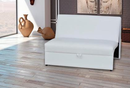 Imagem de Sofá Cama 2 Lugares Malu Sintetico Branco Matrix