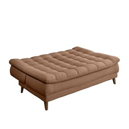 Imagem de Sofá Cama 3 lugares 185cm Duda Linho Areia Matrix