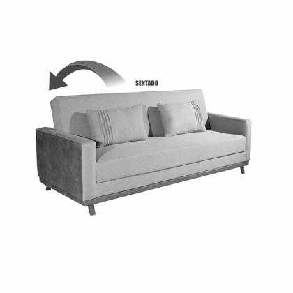Imagem de Sofá Cama 3 Lugares 2,05m Yara Bom Pastor