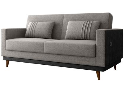 Imagem de Sofá-cama 3 Lugares Casal Reclinável Facto e Linho Matrix Esther