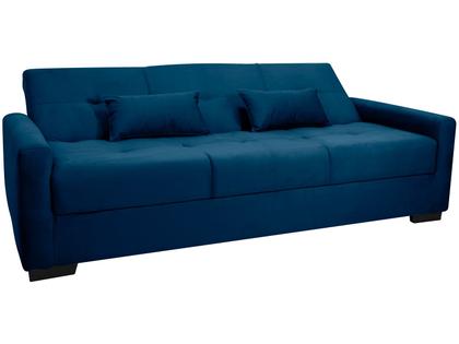 Sofá-cama 3 Lugares Casal Reclinável Veludo Matrix Lavínia Imagem de Sofá-cama 3 Lugares Casal Reclinável Veludo Matrix Lavínia