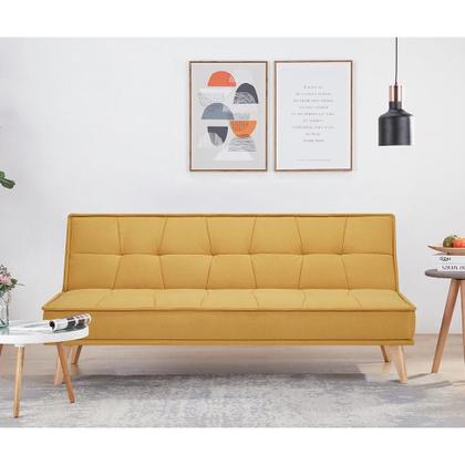 Imagem de Sofá-Cama 3 Lugares Casal Venice Amarelo