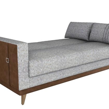 Imagem de Sofá Cama 3 Lugares Esther 203cm X 95cm X 90cm Palha/Montana Wisck