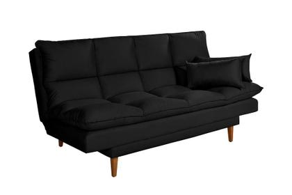 Imagem de Sofá Cama Andorra com Banqueta Suede