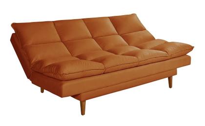 Imagem de Sofá Cama Andorra com Banqueta Suede