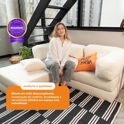 Imagem de Sofá Cama Bloom  Retrátil e modular  Sofá na Caixa
