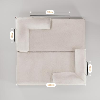 Imagem de Sofá Cama Bloom  Retrátil e modular  Sofá na Caixa