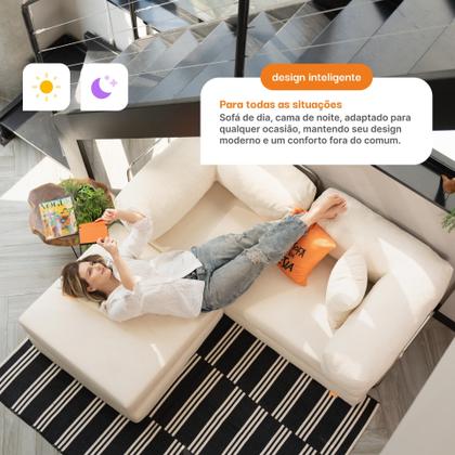 Imagem de Sofá Cama Bloom  Retrátil e modular  Sofá na Caixa